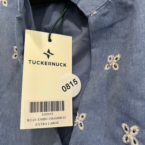 New NWT Tuckernuck Chambray Embroidered Crawford Mini Dress Size XL - Picture 11 of 11